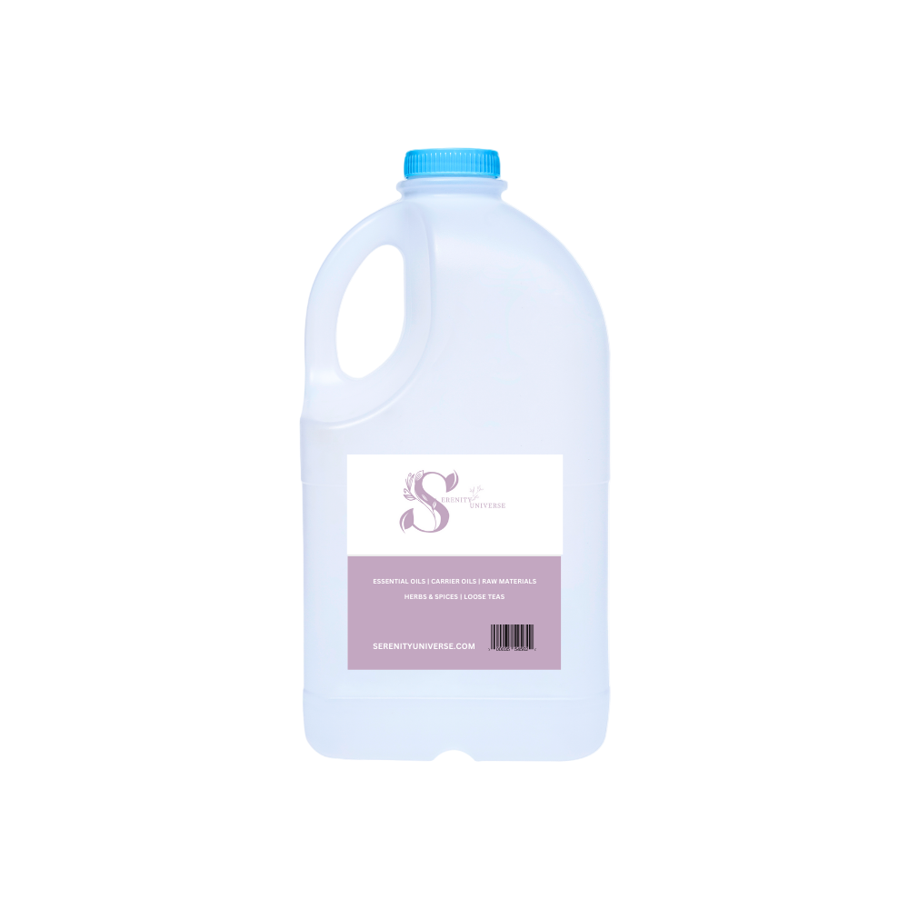 Large plastic bottle with a blue cap on a white background